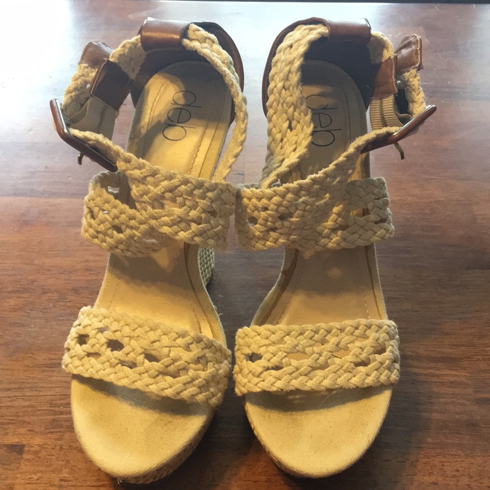 6” DEB wedge heels